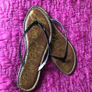 Sam Edelman Black Patent Sandals